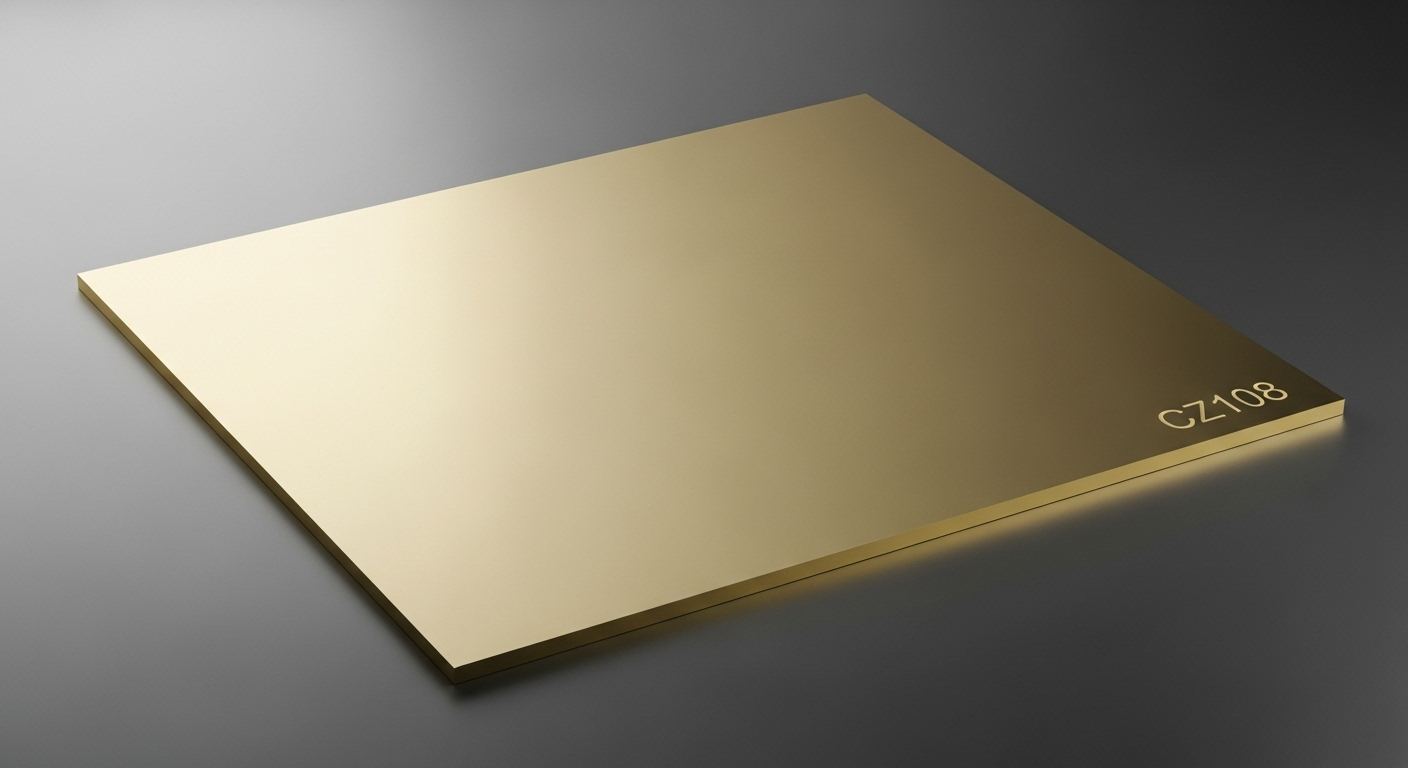 Brass Sheet CZ108 grade CZ108 — sheet stock